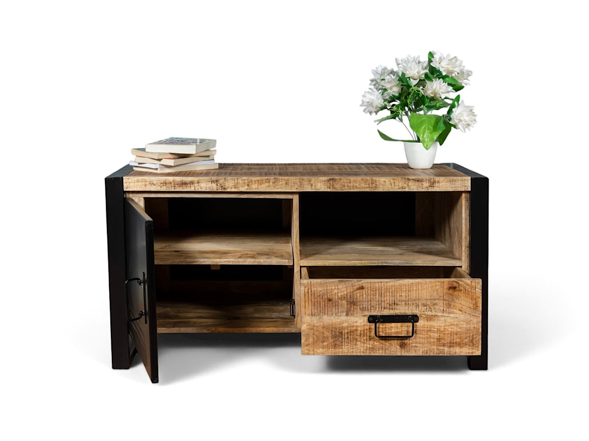 Meuble télé Riva en bois de manguier