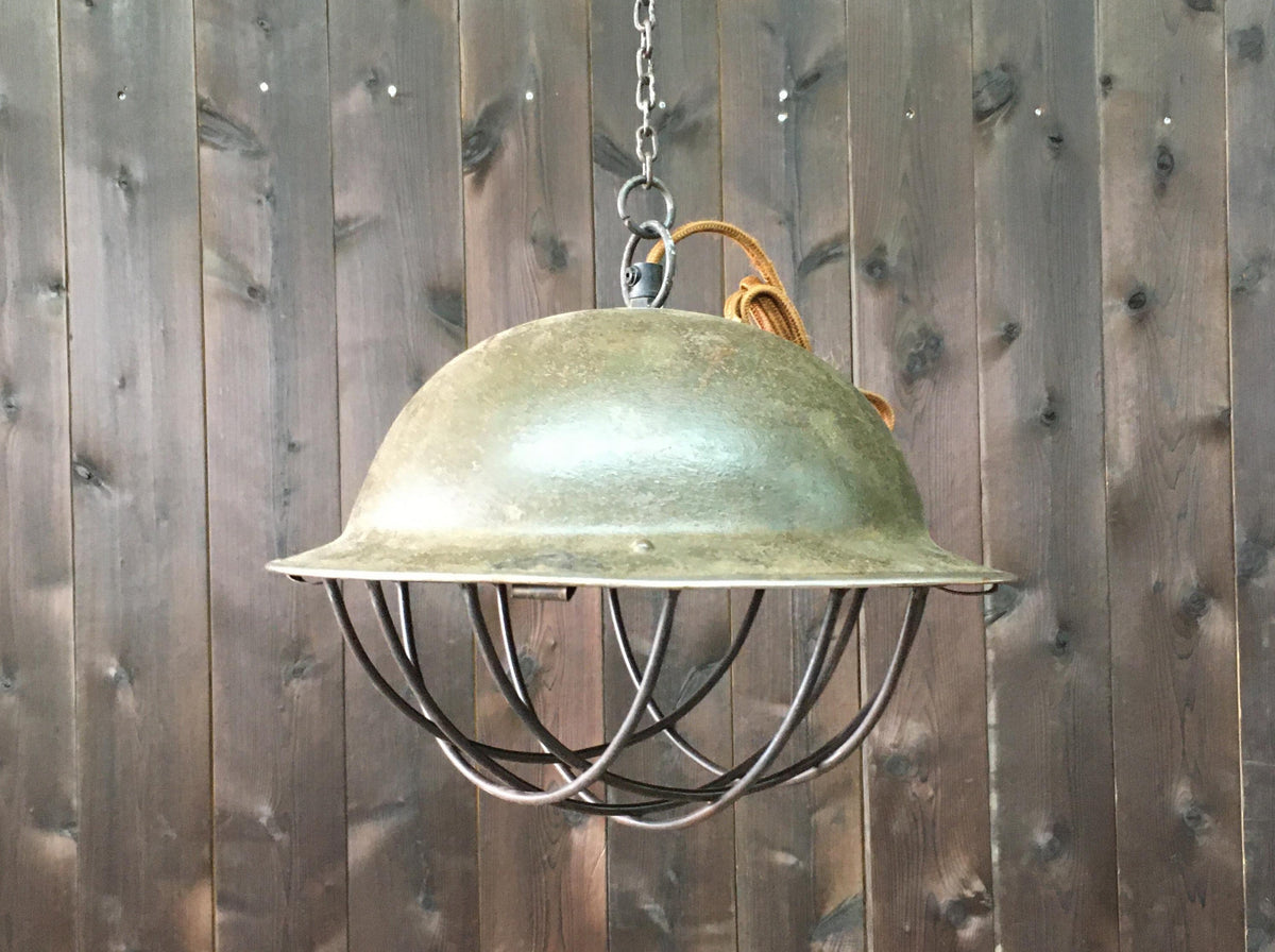 Hanging Helmet Lamp