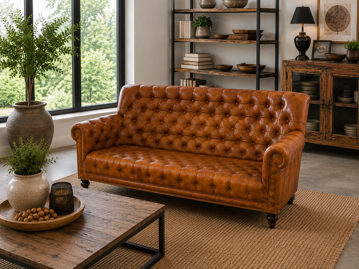 Collection Chesterfield en cuir