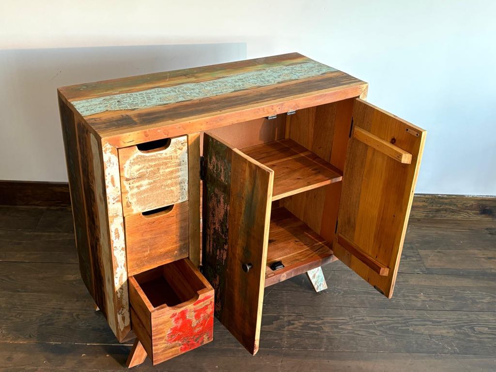 Buffet en bois recyclé 90cm