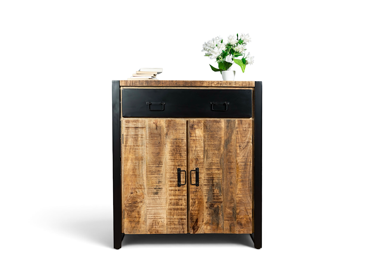 Cabinet Vivana 2 portes en bois de manguier