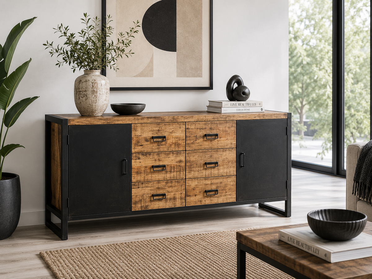 Buffet Avia bois de manguier