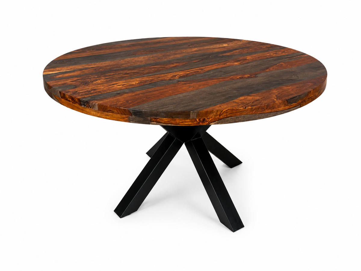 Table Ronde en Bois de Rose