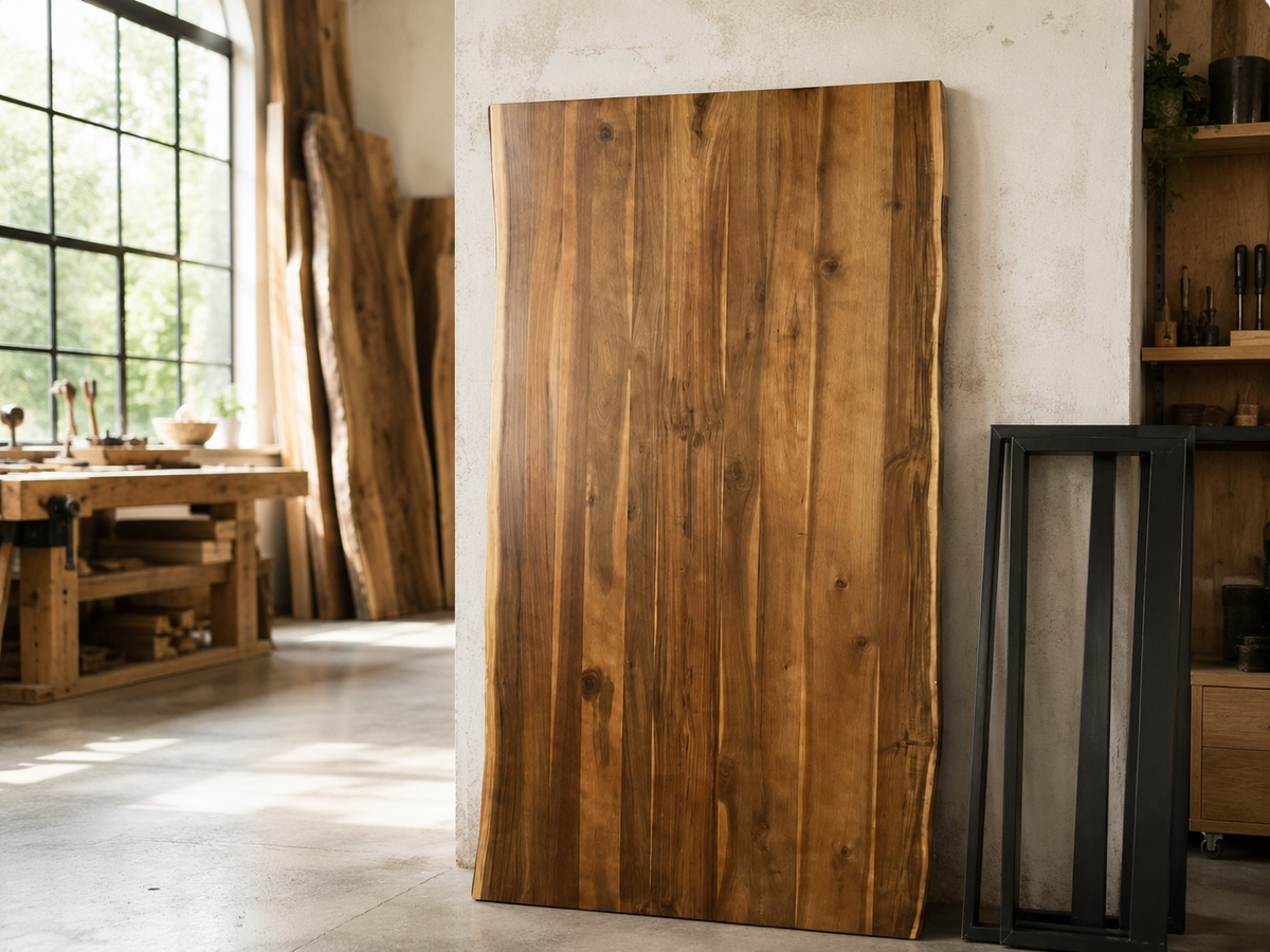 slab live edge en bois de Suar 1.80 mètre