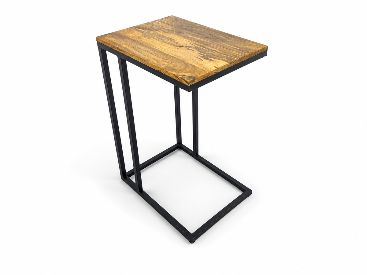 Mango wood side table