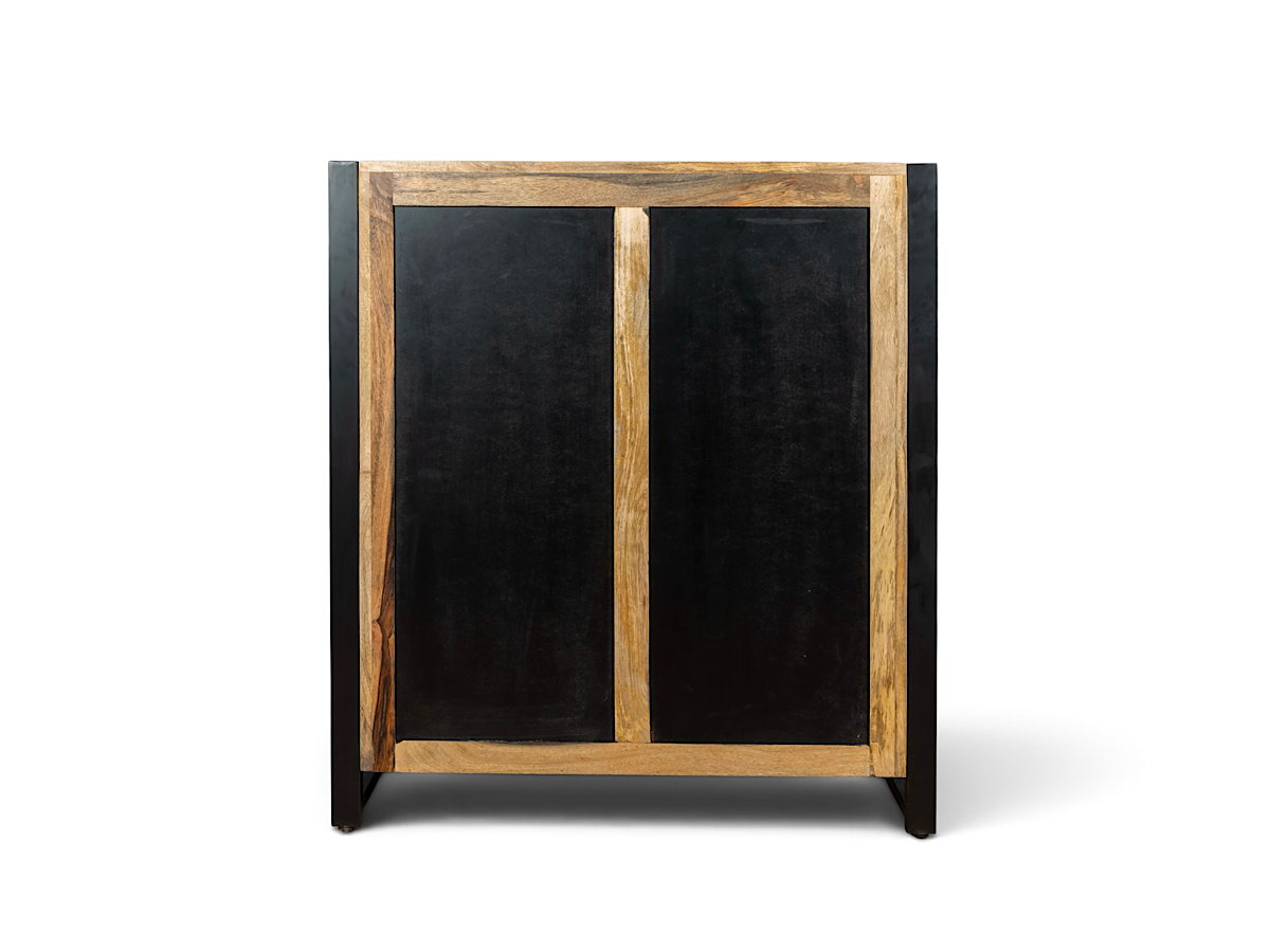 Cabinet Vivana 2 portes en bois de manguier