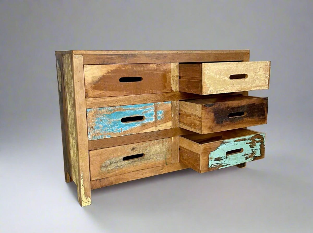 Commode Baja en bois recyclé — vue de face