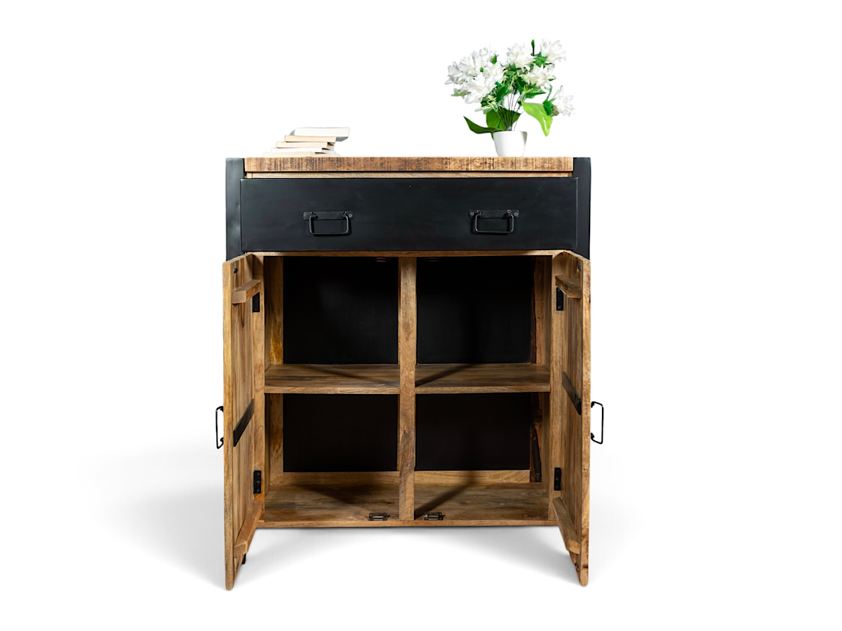 Cabinet Vivana 2 portes en bois de manguier
