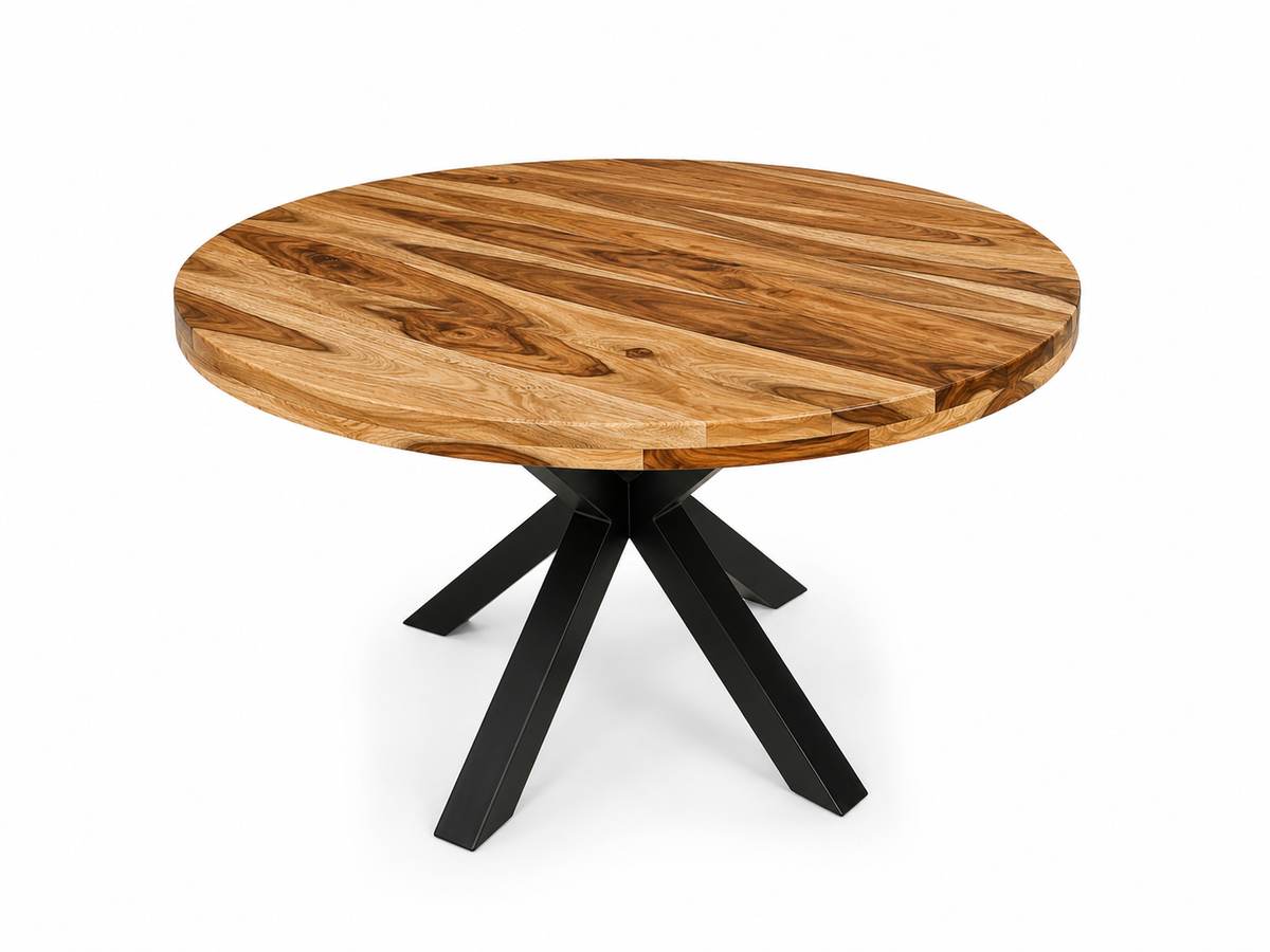 Table Ronde en Bois de Rose
