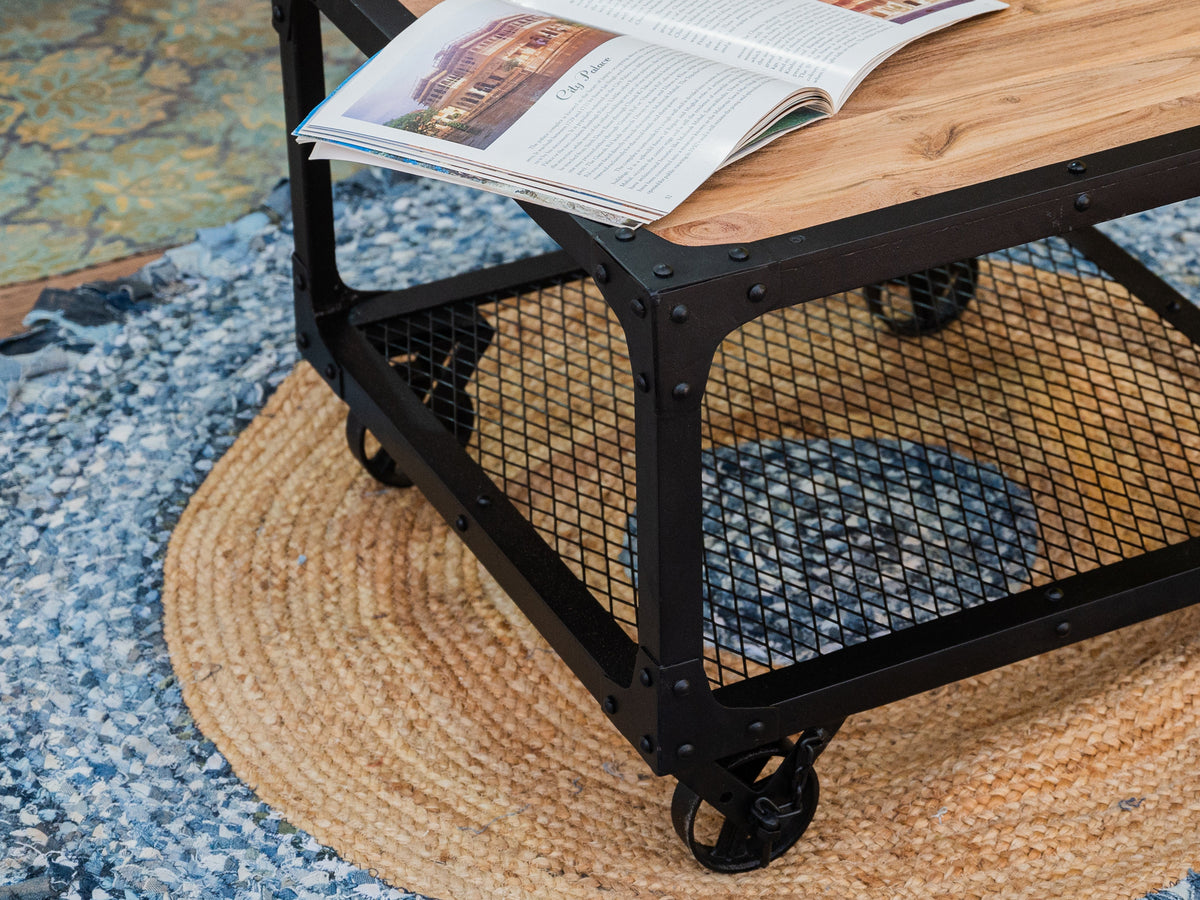Milo industrial coffee table