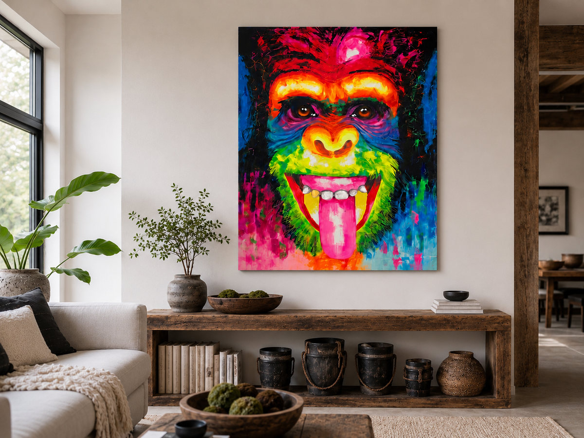 Large format canvas paintings