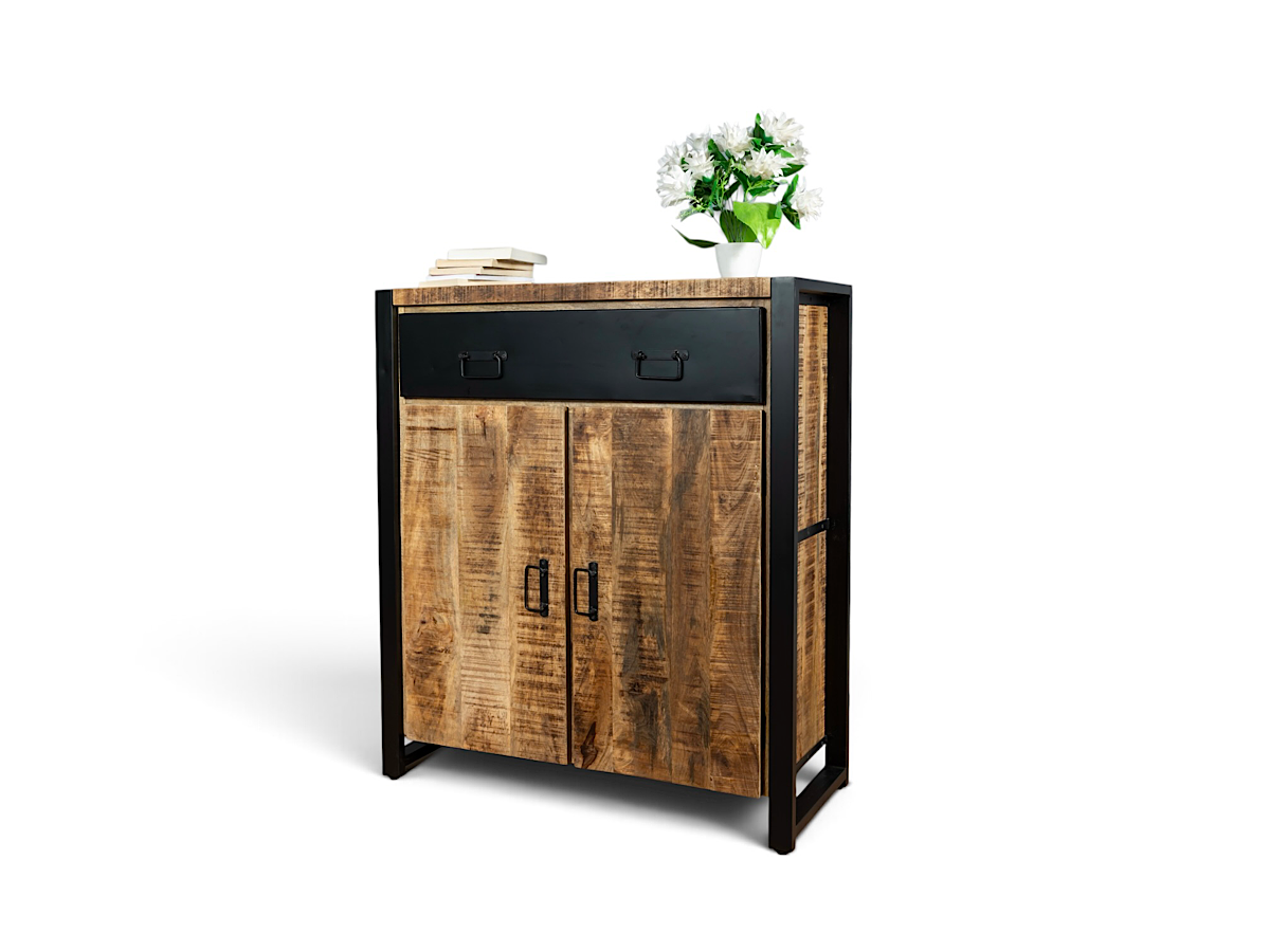 Cabinet Vivana 2 portes en bois de manguier