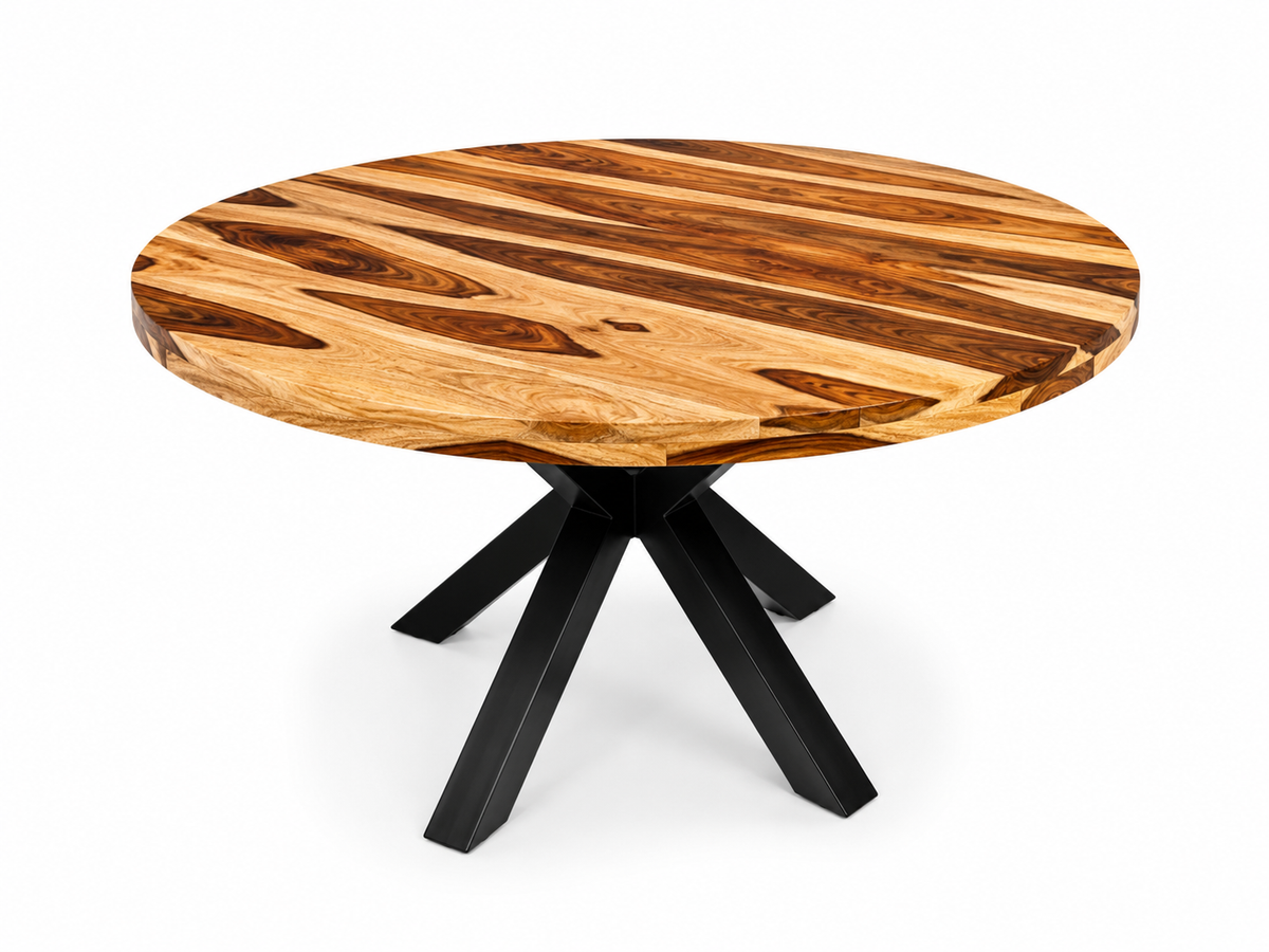 Table Ronde en Bois de Rose