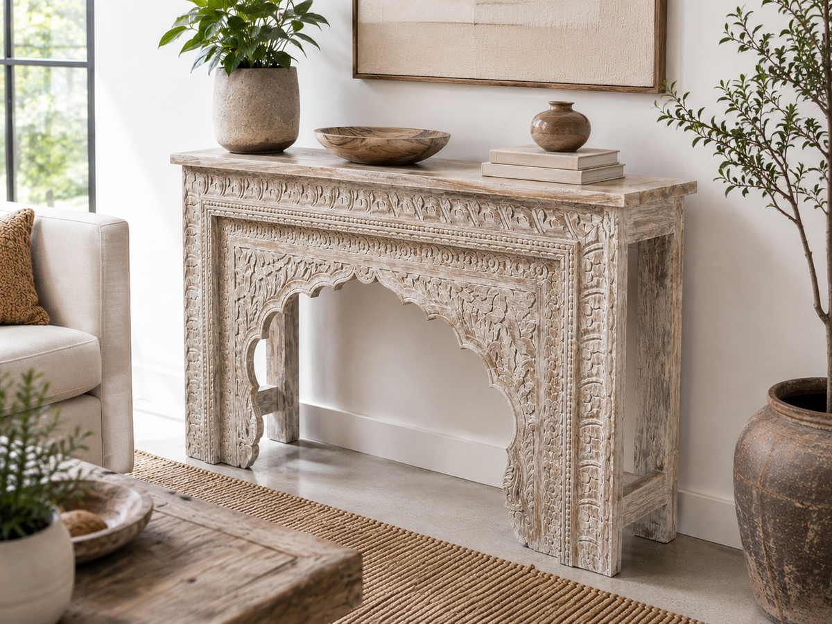 Console sculptée Gondowan