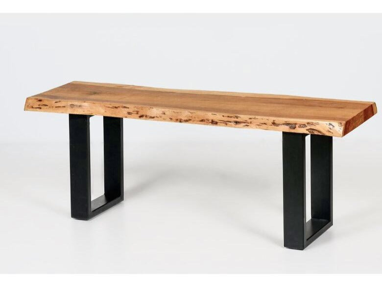 Banc acacia live edge