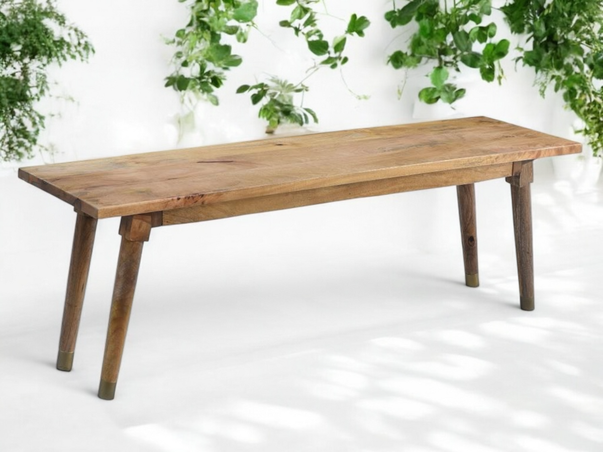 Mango wood bench