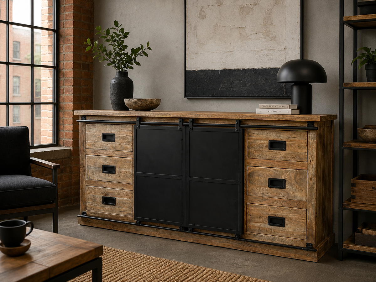 Buffet Dark Wash en Acacia