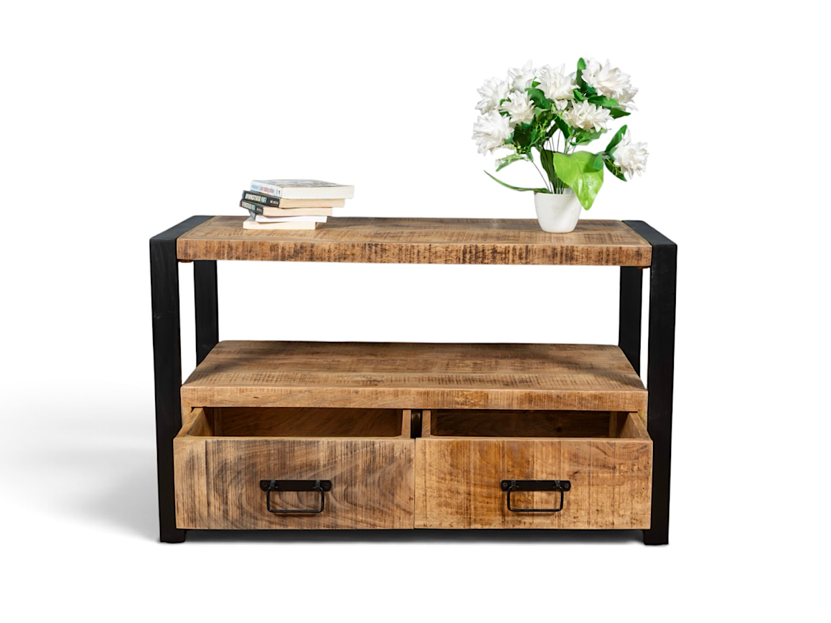 Meuble télé en bois de manguier