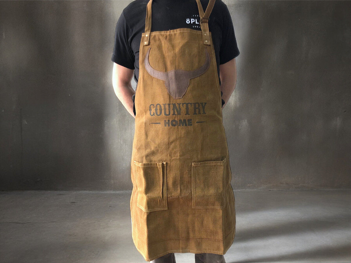 Military canvas apron