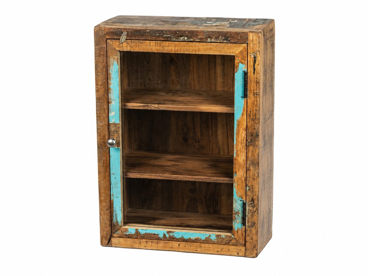 Recycled Wood Pharmacy Cabinet