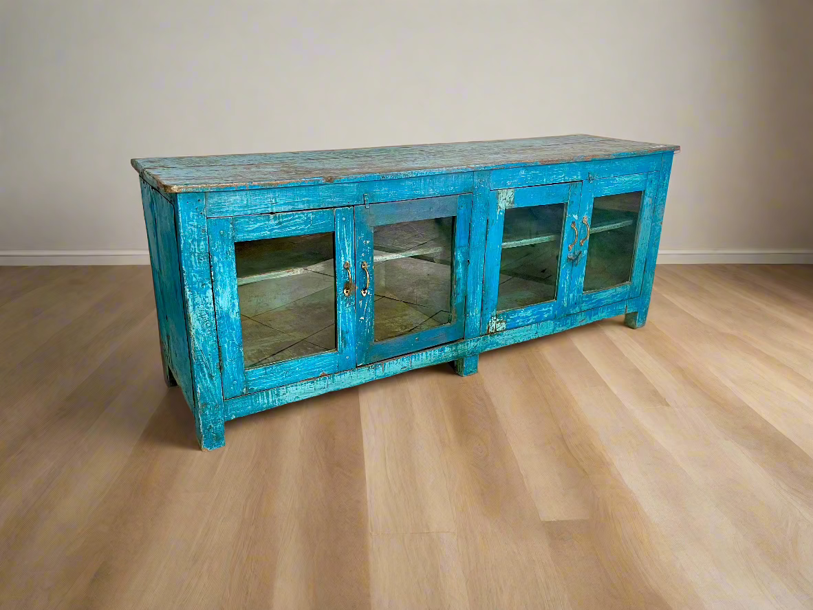 Antique TV cabinet 4 doors