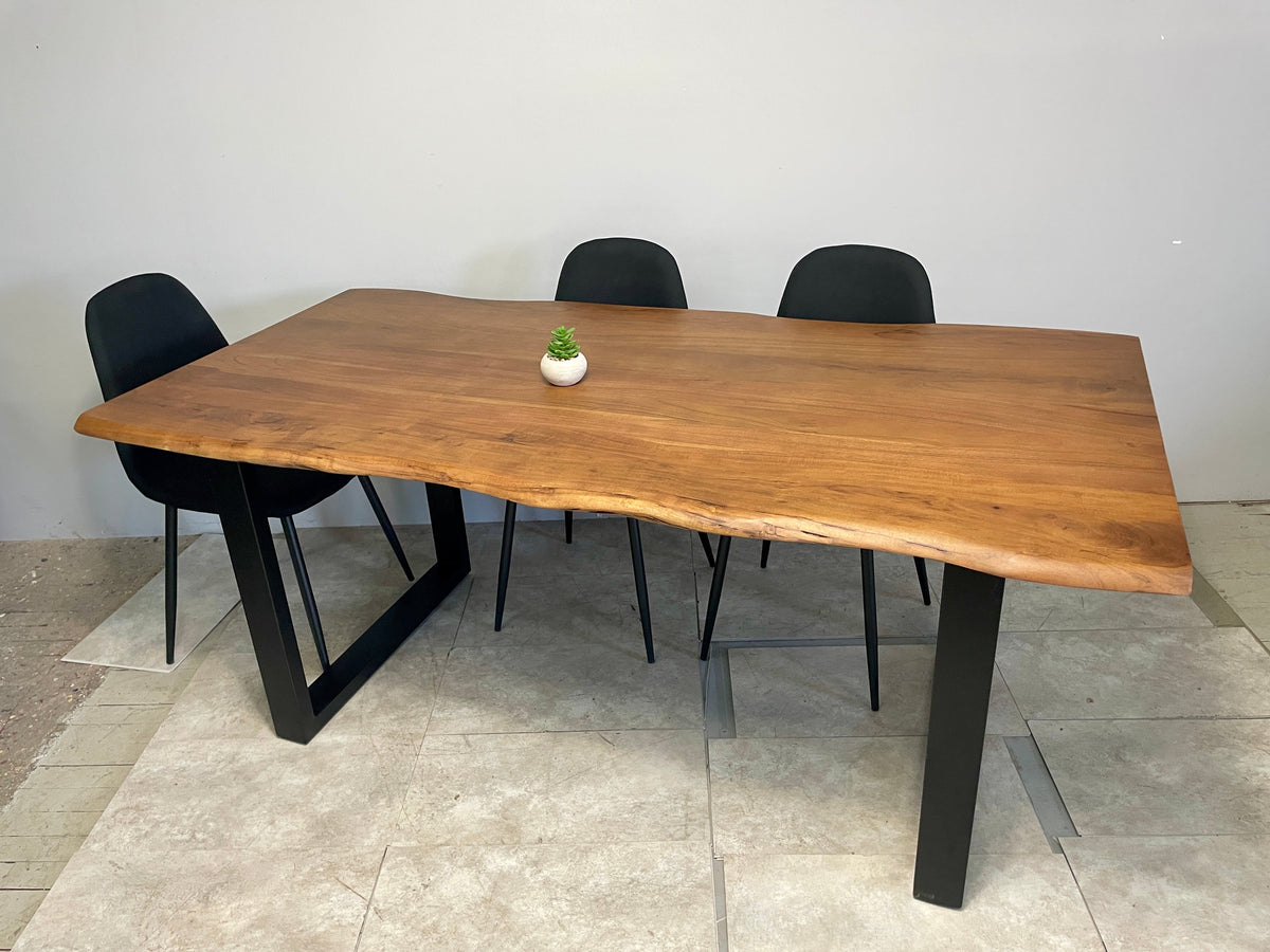 Acacia Brown dining table