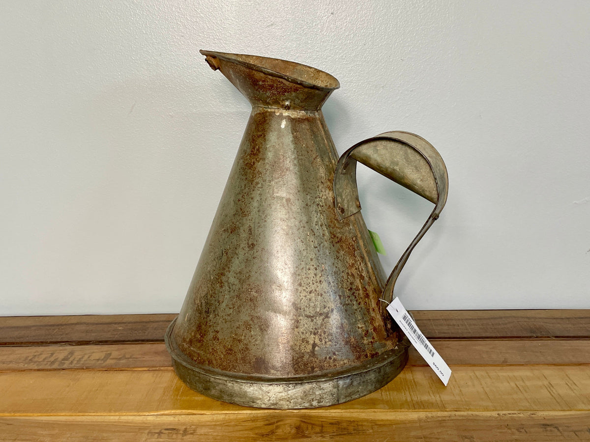 Antique metal pot