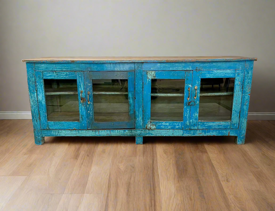 Antique TV cabinet 4 doors