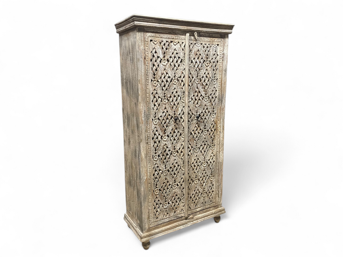 2-door Jali wardrobe