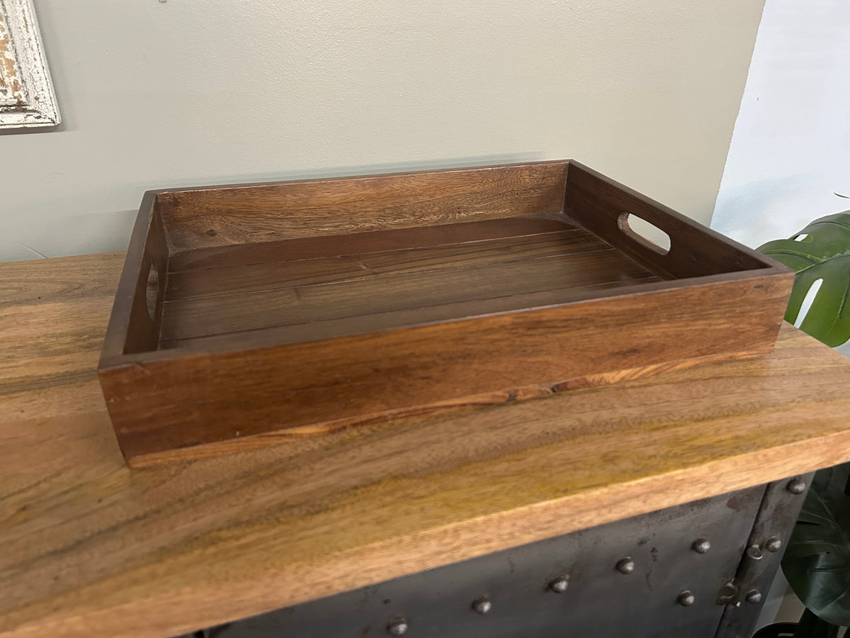 Plateau en bois recyclé