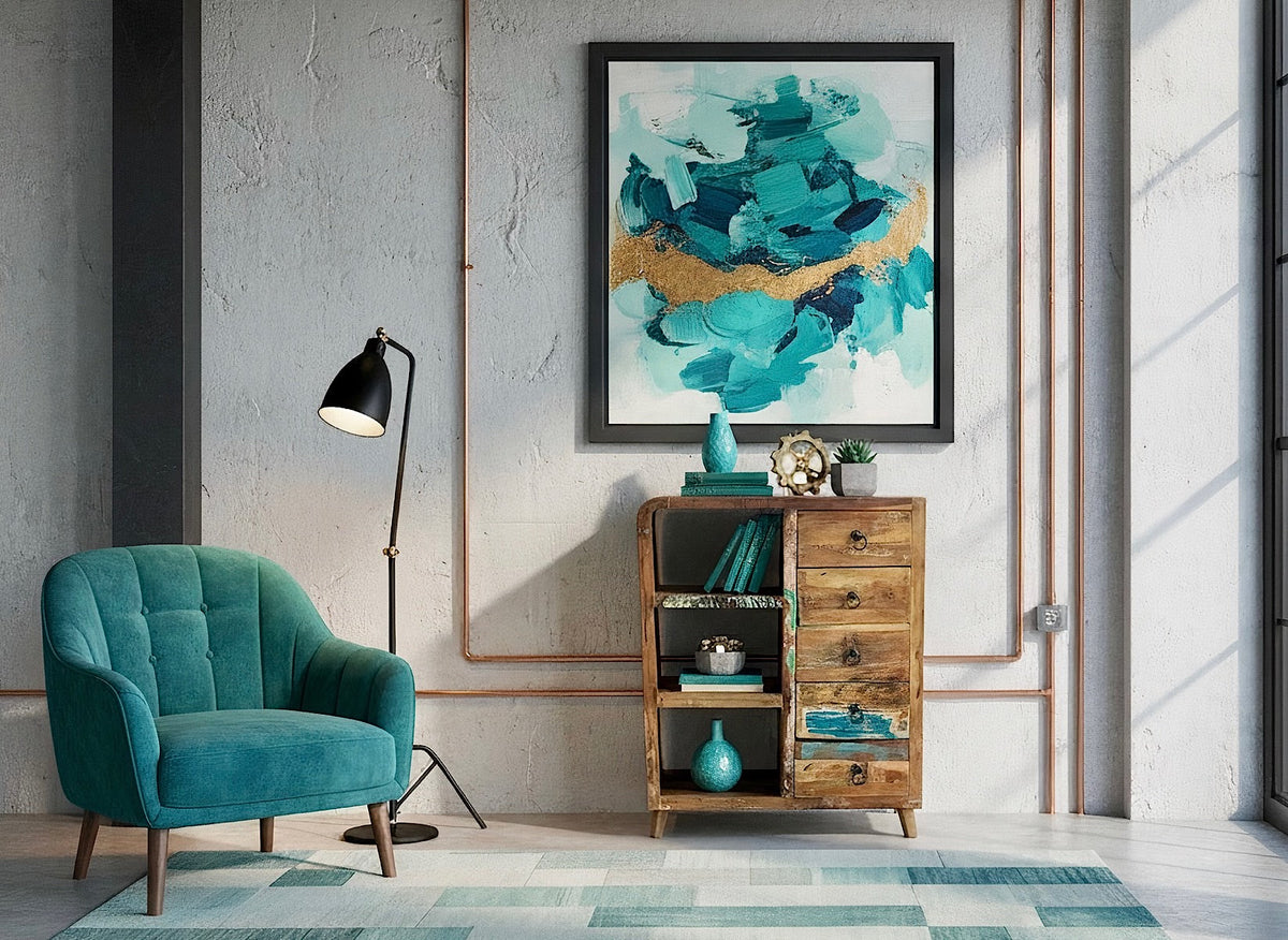 Cabinet en Bois Recyclé