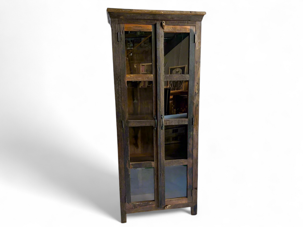 2-door glass cabinet