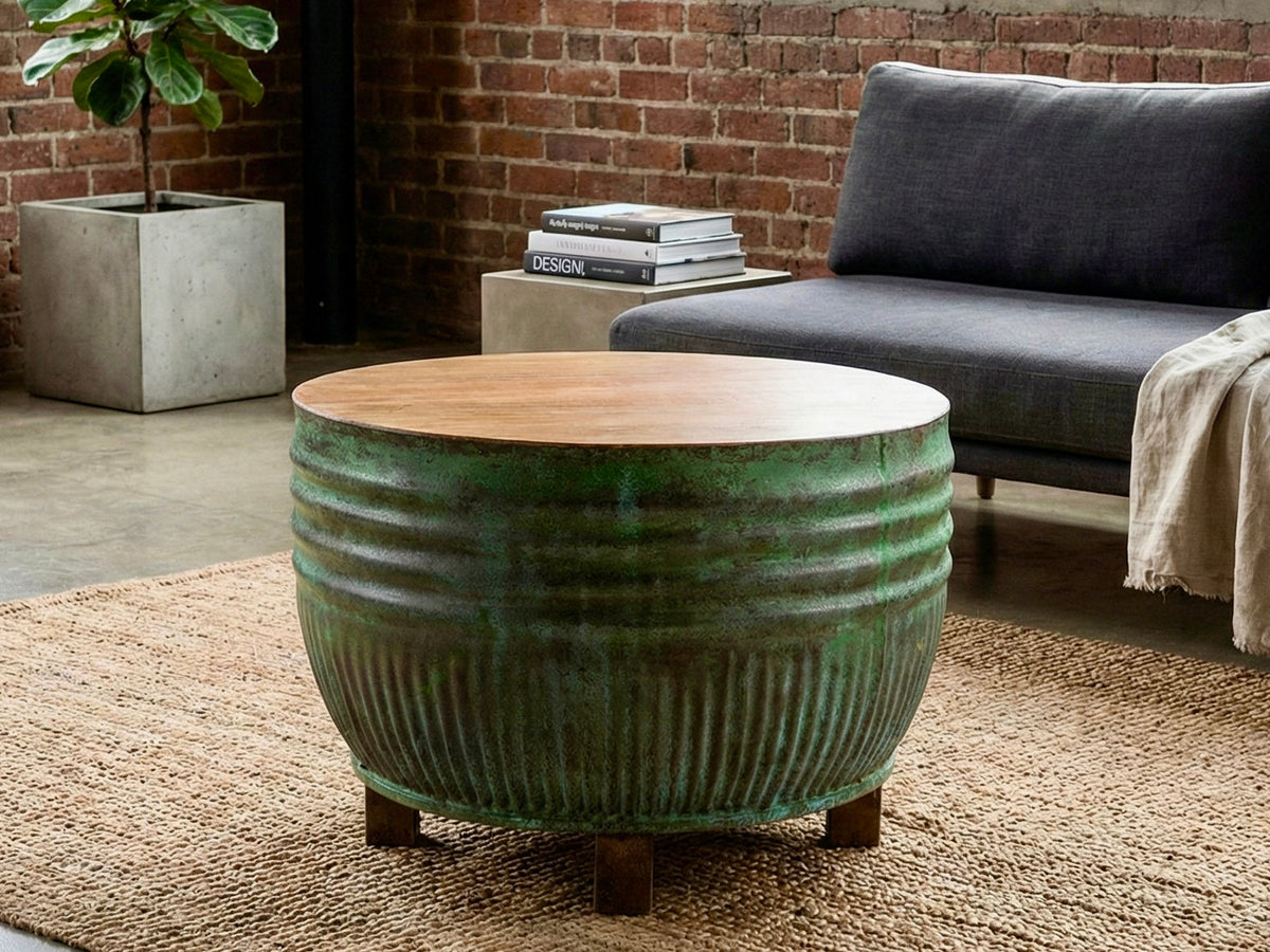 Coffee Table Barrel