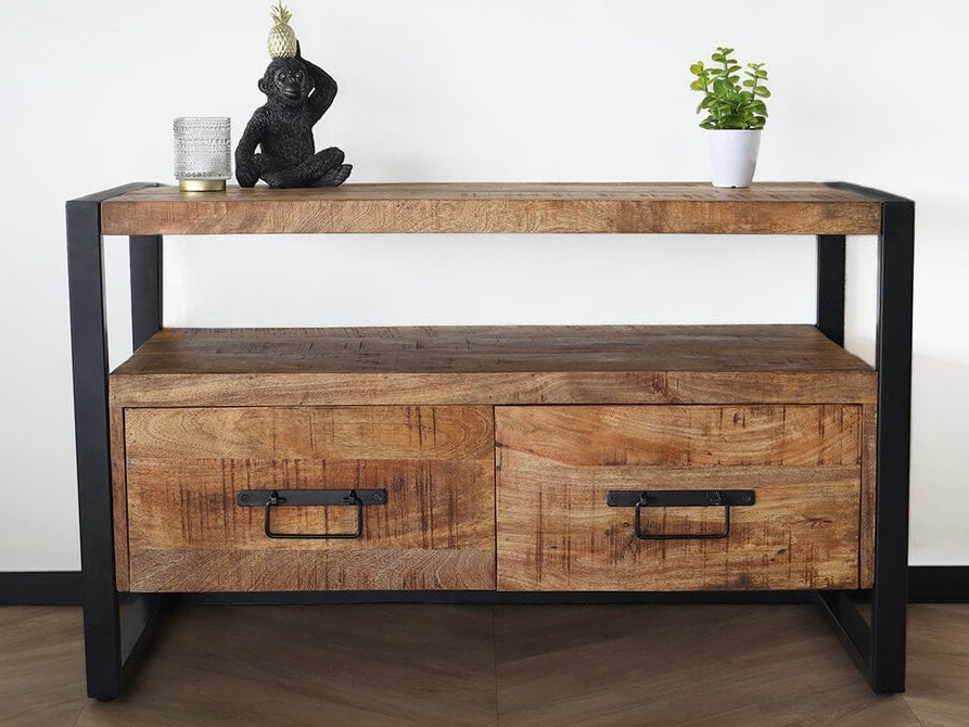 Mango wood TV stand