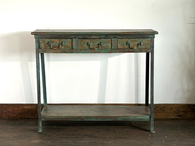 Antique Blue Console
