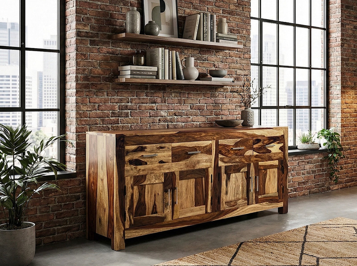 Grand buffet en bois de rose