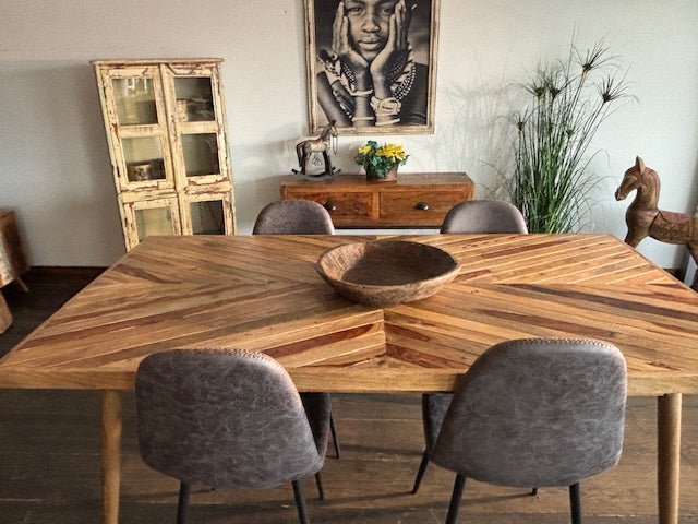 Mango Wood Table Espace Meuble