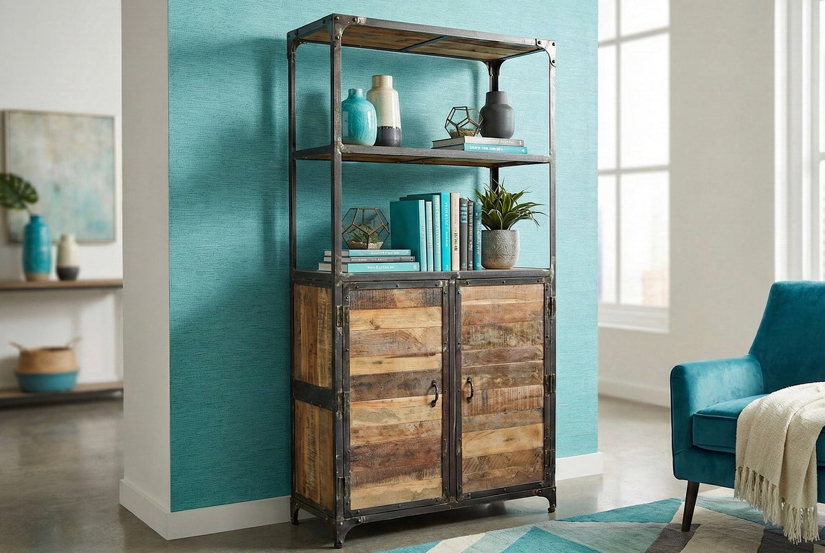 2-door shelf