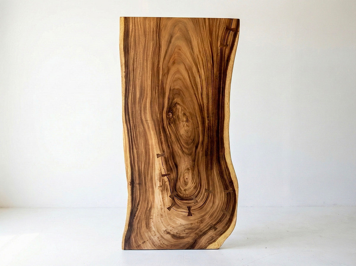 solid Suar wood live edge slab 1.80 meter