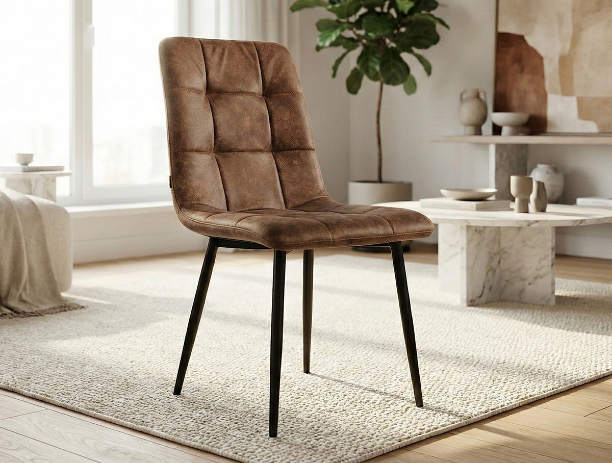 Chaise en tissu
