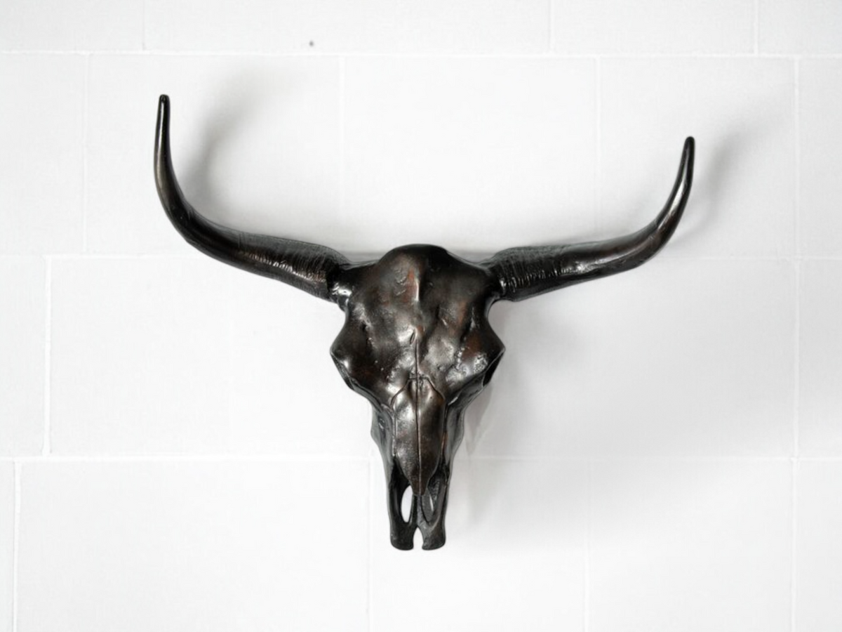 Black cow skull Mido