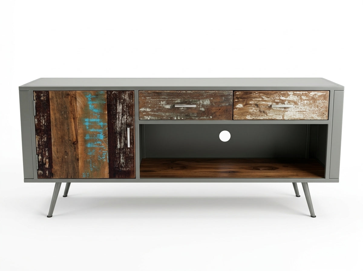 Meuble TV industriel