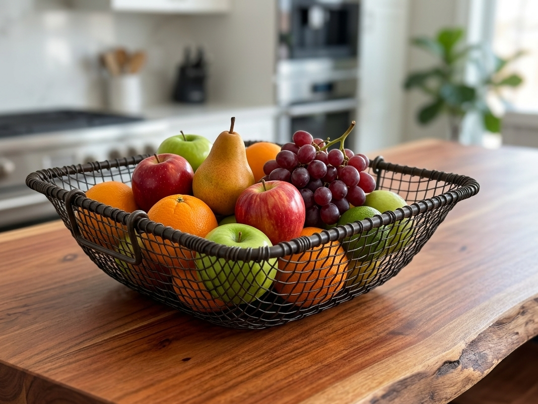 Panier en métal carre