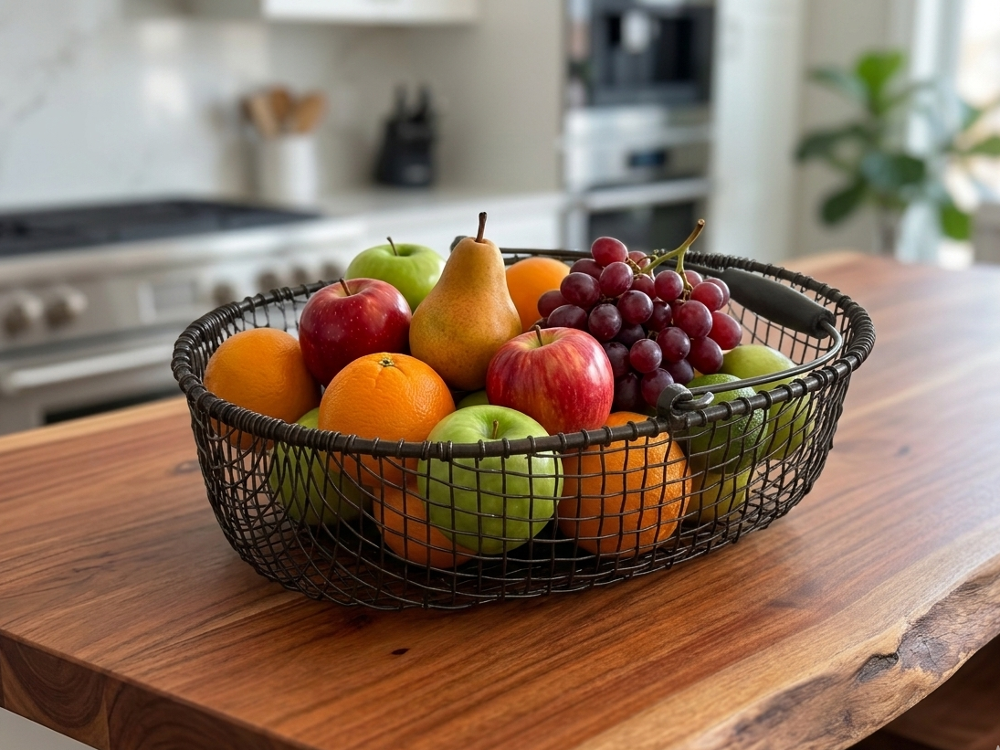 Oval Metal Basket