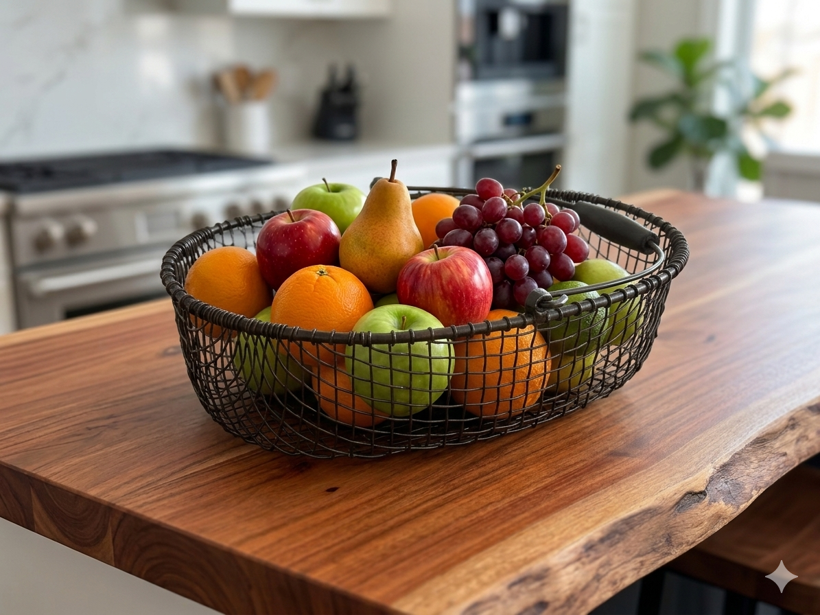 Oval Metal Basket