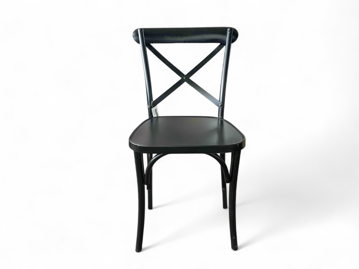 Chaise Noir en Métal