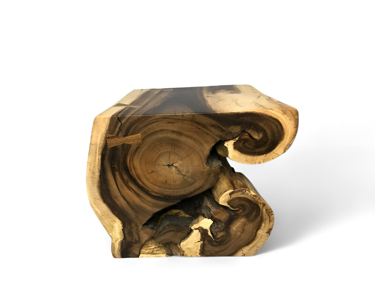 Console (tronc) en bois de Suar