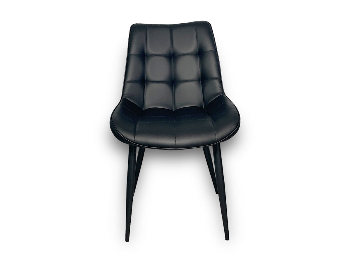 Captain's chair "Black leatherette"