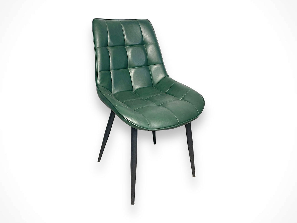 Captain's chair 'Green Leather'