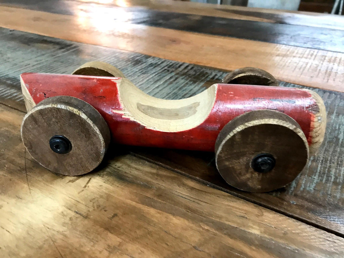 Vintage wooden car